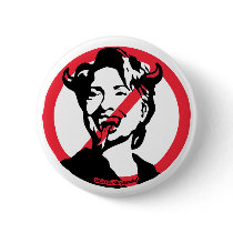 Hellary Clinton Pinback Buttons