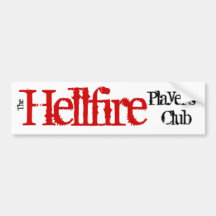 Hellfire Players Club Sticker Bumper Sticker