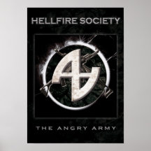 Hellfire Society "The Angry Army" poster