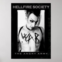 Hellfire Society "WAR" Poster