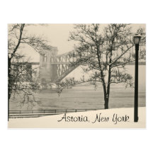Hellgate Bridge, Astoria New York Postcard