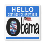 Hello 44th President Barack Obama Fridge Magnets