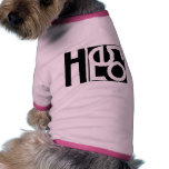 Hello black Doggie T-shirt pet clothing