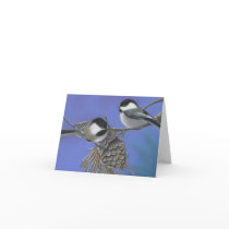 Hello Chickadees Greeting Cards