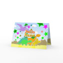 Hello Colour Dinosaurs Your Name Card