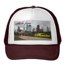 Hello From  Houston   Trucker's Hat