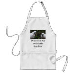 Hello from me and a hello from him! aprons