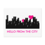HELLO FROM THE CITY POSTCARD