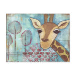 Hello ~ Giraffe Postcard