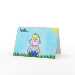 Hello Greeting Card
