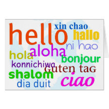 Hello Greeting Cards