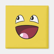 hello happy face magnet