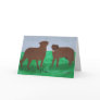Hello, I enjoyed meeting you, card with dogs.