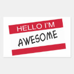 Hello Im Awesome Stickers