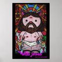 "Hello Jesus" posters