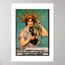 Hello Liberty Speaking Billions Needed NOW Poster