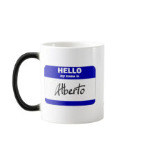 Hello My Name Is Alberto (Blue) Mug