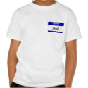 Hello My Name Is Anahi (Blue) t-shirts