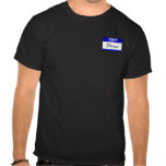 Hello My Name Is Danica (Blue) t-shirts