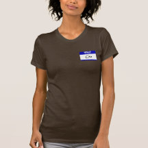 Hello My Name Is Gia (Blue) T Shirts