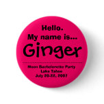 Hello.My name is Ginger buttons