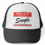 Hello My Name Is Single hats