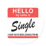 Hello My Name Is Single stickers