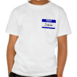 Hello My Name Is Skylar (Blue) t-shirts