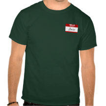 Hello My Name Is Zavier (Red) Tee Shirt