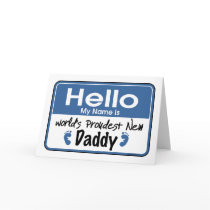 Hello New Daddy Card