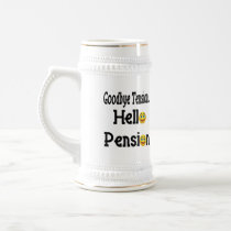 Hello Pension Retirement Gifts and T-shirts Coffee Mugs