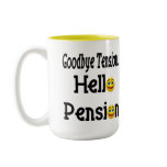 Hello Retirement Pension Mug
