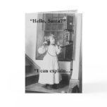 Hello, Santa? - Greeting Card