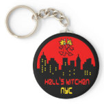 Hell's Kitchen Devil Logo keychains