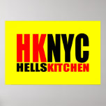 Hell's Kitchen New York City Logo Print
