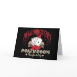 Hells Kitchen Poker Room, New York City Greeting C cards