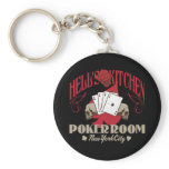 Hells Kitchen Poker Room, New York City Keychain