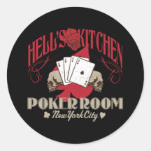 Hells Kitchen Poker Room, New York City Sticker