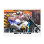 Hells Turkey Funny Thanksgiving Harley Tees & Gift Post Card