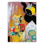 Helmet Boy Greeting Card