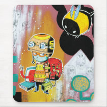 Helmet Boy Mousepad