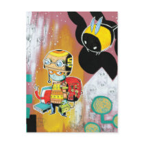 Helmet Boy Postcard