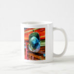 Helmet Hanging on Fire Truck Coffee Mug