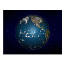 Help Earth Post Cards