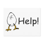 Help Easter Postcard