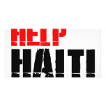 HELP HAITI 3 PERSONALIZED PHOTO CARD