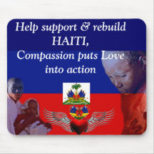 Help Haiti_ Mousepad