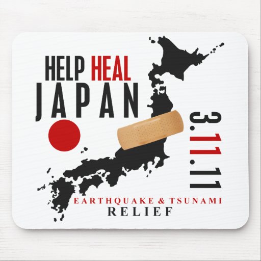 HELP HEAL JAPAN #3 MOUSEPAD