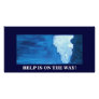 HELP IS ON THE WAY CUSTOMIZED PHOTO CARD