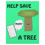 Help save a tree flyer